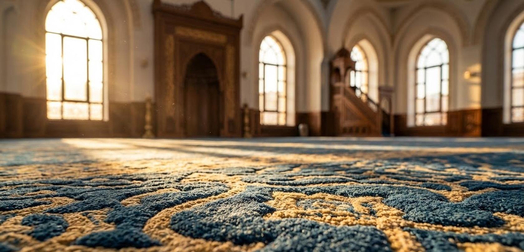 السجاد في المصلّى (صورة توضيحية)